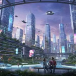 A vibrant collage showing street vendors in Africa, Asia, and Latin America selling affordable everyday items—LED lamps, plastic bowls, pens, and toys—all sourced from Yiwu, China; symbolizing grassroots entrepreneurship and global dignity through low-cost trade.